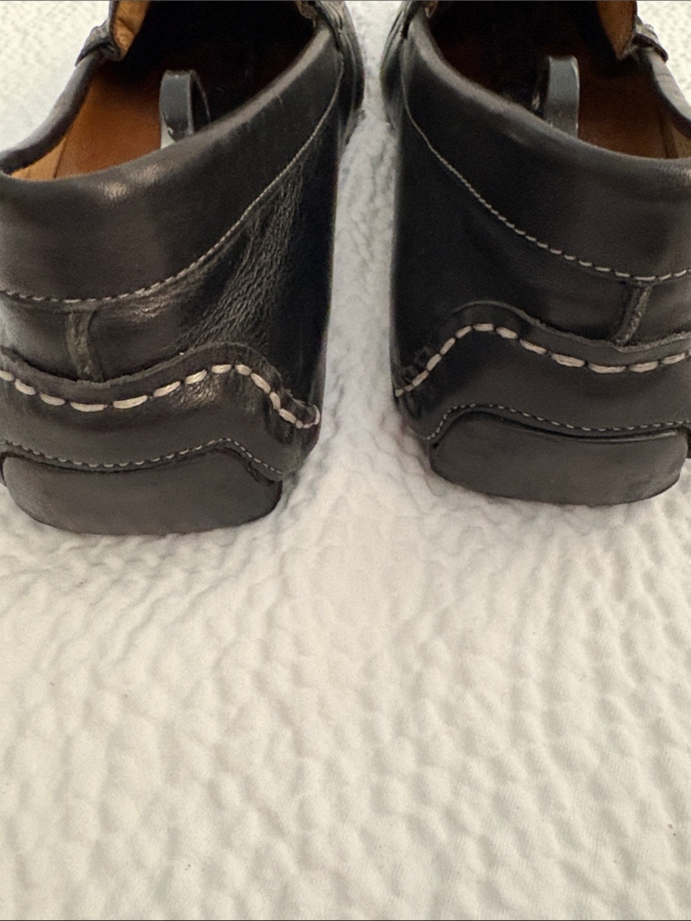 Nordstrom 1901 Men's Bit Loafers Black Leather 13M with Shapers - Picture 3 of 12